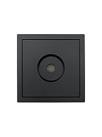 Розетка ТВ оконечная СП ZIMA IP20 черн. бархат LEZARD 704-4288-130