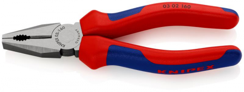 Плоскогубцы комбинированные L-160мм Knipex KN-0302160 Плоскогубцы комбинированные L-160мм Knipex KN-0302160