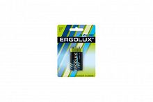 Элемент питания алкалиновый "крона" 6LR61 BL-1 6LR61 BL-1 9В Alkaline (блист.1шт) Ergolux 11753