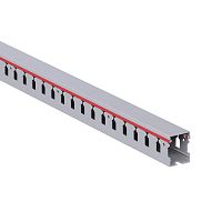 Кабель-канал перфорированный 25х30 L2000 RL12 сер. DKC 00127RL