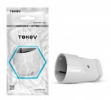 Розетка переносная 10А 250В с заземл. бел. TOKOV ELECTRIC TKL-STZ-C01