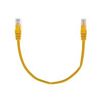 Патч-корд U/UTP CAT 5e RJ45-RJ45 26AWG LSZH желт. 0.3м Rexant 02-0105-03