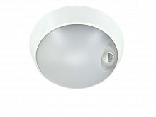 Светильник светодиодный WP 15 C 18W OP 840 D220 WH MDM 220х80мм 18Вт 4000К IP65 ЖКХ круглый пылевлагозащ. с датчиком движения бел. Русский Свет 15071524504