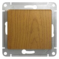 Механизм переключателя 1-кл. СП Glossa 10А IP20 (сх. 6) 10AX дуб SchE GSL000561