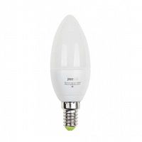 Лампа светодиодная PLED-ECO-C37 5Вт свеча 4000К бел. E27 400лм 230В JazzWay 2855329A