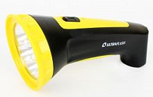 Фонарь LED 3807M (аккум. 220В черн./желт. 7 LED 2 режима SLA пласт. коробка) Ultraflash 12868