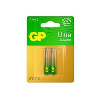 Элемент питания алкалиновый AAA/LR03 1.5В Ultra Alkaline G-Tech 24AUA21-2CRSBC2 20/160 (блист.2шт) GP 1232