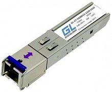 Модуль SFP WDM 1Гбит/с одно волокно SM SC Tx:1550/Rx:1310нм DDM 14дБ до 20км GIGALINK GL-OT-SG14SC1-1550-1310-D