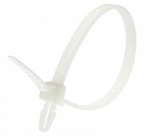 Хомут кабельный нейлоновый с анкером бел. 3.6х150 (уп.100шт) TOKOV ELECTRIC TKE-HNB-3.6-150-W/100