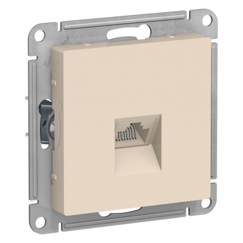 Механизм розетки компьютерной AtlasDesign RJ45 беж. SchE ATN000283 Механизм розетки компьютерной AtlasDesign RJ45 беж. SchE ATN000283