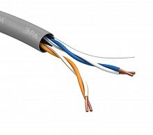 Кабель витая пара U/UTP 2х2х24 AWG Cat5e CCA PVC SIMPLE (уп.305м) ЭРА Б0044433
