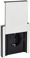 Розетка 1-м СП FORTE&PIANO FP221M 16А IP44 с заземл. защ. шторки с крышкой винтовое крепление бел. IEK FP-R16-16-44-M-K01