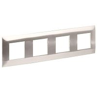Рамка 4-м SKANDY SK-F34N металл никель IEK SK-M42-M-K50