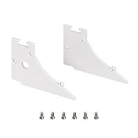 Заглушка FANTOM-W45-BEVEL WHITE металл Arlight 039954