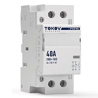Контактор модульный 36мм 40А 230В АС 1НО 1НЗ PRIZMA TOKOV ELECTRIC TKE-PZ-MC-2-40-230-11