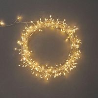 Гирлянда роса "Фейерверк" с контроллером 20м 500 LED теплый бел. на катушке Neon-Night 303-446