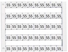 Маркировка горизонтальная DY5 (1) 1 пластина - 50шт (уп.500шт) Klemsan 505001