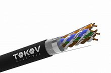 Кабель витая пара SF/UTP 4х2х24AWG (0.52мм) кат.5E PE TOKOV PRO Fluke tested (м) TOKOV ELECTRIC TKP-C05-SF/UTP-42-5E-305-OD