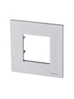 Рамка 1-м 2мод. Zenit бел. ABB 2CLA227100N1101
