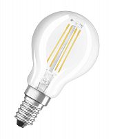 Лампа светодиодная филаментная LED STAR CLASSIC P 60 5W/827 5Вт шар 2700К тепл.бел E14 600лм 220-240В прозр. стекл. OSRAM 4058075212459
