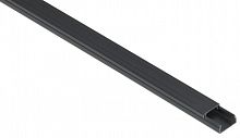 Кабель-канал 20х10 L2000 пластик ЭЛЕКОР черн. IEK EL-KK10-020-010-1-K02