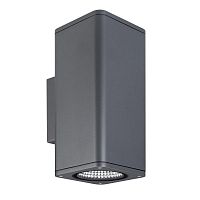 Светильник светодиодный LGD-EVO-WALL-TWIN-S100x100-2x12W Warm3000 (GR 44 deg 230В) IP54 металл Arlight 046195