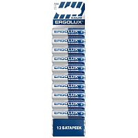 Элемент питания алкалиновый AAA/LR03 1.5В Alkaline BP12 ПРОМО (уп.12шт) Ergolux 15198