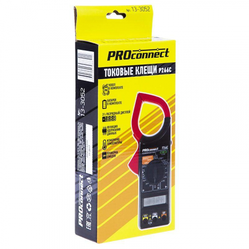 Клещи токовые P266C PROCONNECT 13-3052 фото 4 Клещи токовые P266C PROCONNECT 13-3052 фото 4