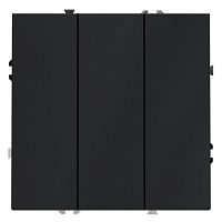 Выключатель 3-кл. СП S70 10А механизм графит Voltum VLS030107