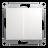 Механизм переключателя 2-кл. СП Glossa 10А IP20 (сх. 6/2) 10AX бел. SchE GSL000165