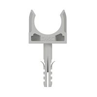 Держатель для труб (клипса) d20мм+дюбель с винтом DKC 51320