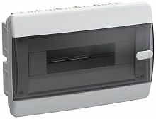 Корпус пластиковый ЩРВ-П-12 IP41 черн. прозр. дверь UNION Compact IEK UIC-KP12-V-12-41-K01