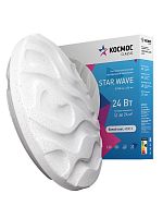 Светильник светодиодный Classic STAR WAVE 24Вт 4000К 1600лм 230В 330х60мм настен./потолочн. КОСМОС KCStar24W_4000