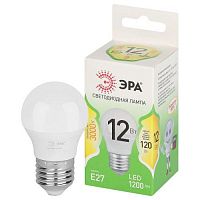 Лампа светодиодная GREEN LINE P45-12W-830-E27 GL 12Вт шар 3000К свет тепл. E27 Эра Б0067015
