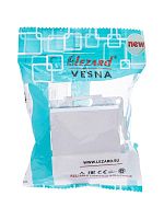 Механизм выключателя1кл. СП с индик. VESNA бел. LEZARD 742-0288-111