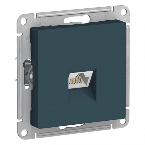 Механизм розетки компьютерной AtlasDesign RJ45 изумруд SchE ATN000883