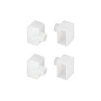 Заглушка WPH-FLEX-1018-SIDE WHITE с отверстием пластик Arlight 040856