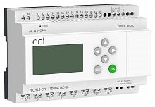 Модуль ЦПУ ПЛК 410 14 DI 8 RO 220В AC с Ethernet портом с экраном ONI PLC-410-CPU-14D08R-1AC-00