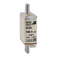 Вставка плавкая OptiFuse NH00С 125 400АС 0 gG УХЛ3 КЭАЗ 151420