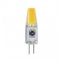 Лампа светодиодная PLED-G4 COB 3Вт капсульная 3000К тепл. бел. G4 240лм 220В JazzWay 2857446