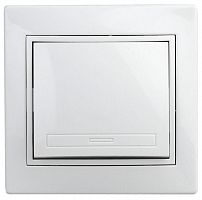 Выключатель 1-кл. СП Plano 1Э-101-01 10А IP20 250В без лапок бел. Intro Б0053950