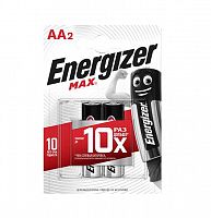 Элемент питания алкалиновый MAX LR6/316 BL2 (2/24/9360) (блист.2шт) Energizer 28642