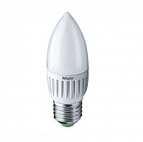 Лампа светодиодная 94 481 NLL-P-C37-5-230-2.7K-E27-FR 5Вт свеча 2700К тепл. бел. E27 330лм 220-240В Navigator 94481