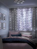 Гирлянда "Занавес" ICLLD300W-C 300LED бел. 3х3м 8режимов IP20 SHLights 4690601052988