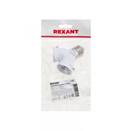 Разветвитель цокольный E27 2гн REXANT 11-8811 фото 2