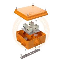 Коробка огнестойкая ОП 40-0300-FR2.5-4 Е15-Е120 100х100х50 Промрукав 40-0300-FR2.5-4