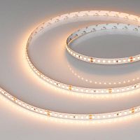 Лента светодиодная RT-A160-8mm 24V Warm 2400К 12Вт/м IP20 2835 высок. эффект. 150лм/Вт (уп.5м) Arlight 028561(2)