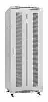Шкаф монтажный телекоммуникационный напольн. ND-05C-32U60/80 19дюйм 32U 600х800х1610мм для распределит. и серверн. оборудования; передн. и задн. перфорир. двери ручка с замком RAL 7035 сер. Cabeus 7225c