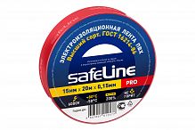 Изолента красная 15/20м SafeLine