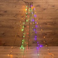 Гирлянда елочная с кольцом 7 нитей по 1.8м LED мультиколор не соединяется NEON-NIGHT 235-089
